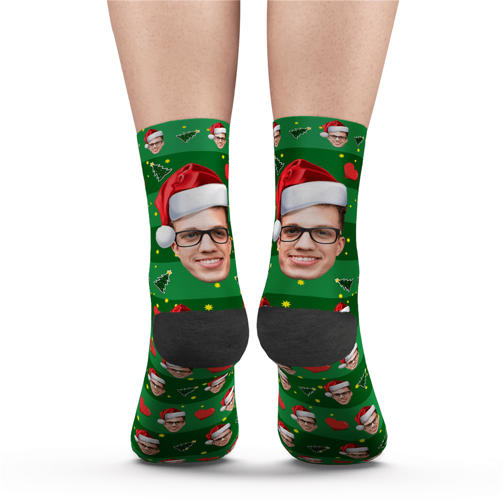 Printed In AU Custom Face Socks Add Pictures Socks
