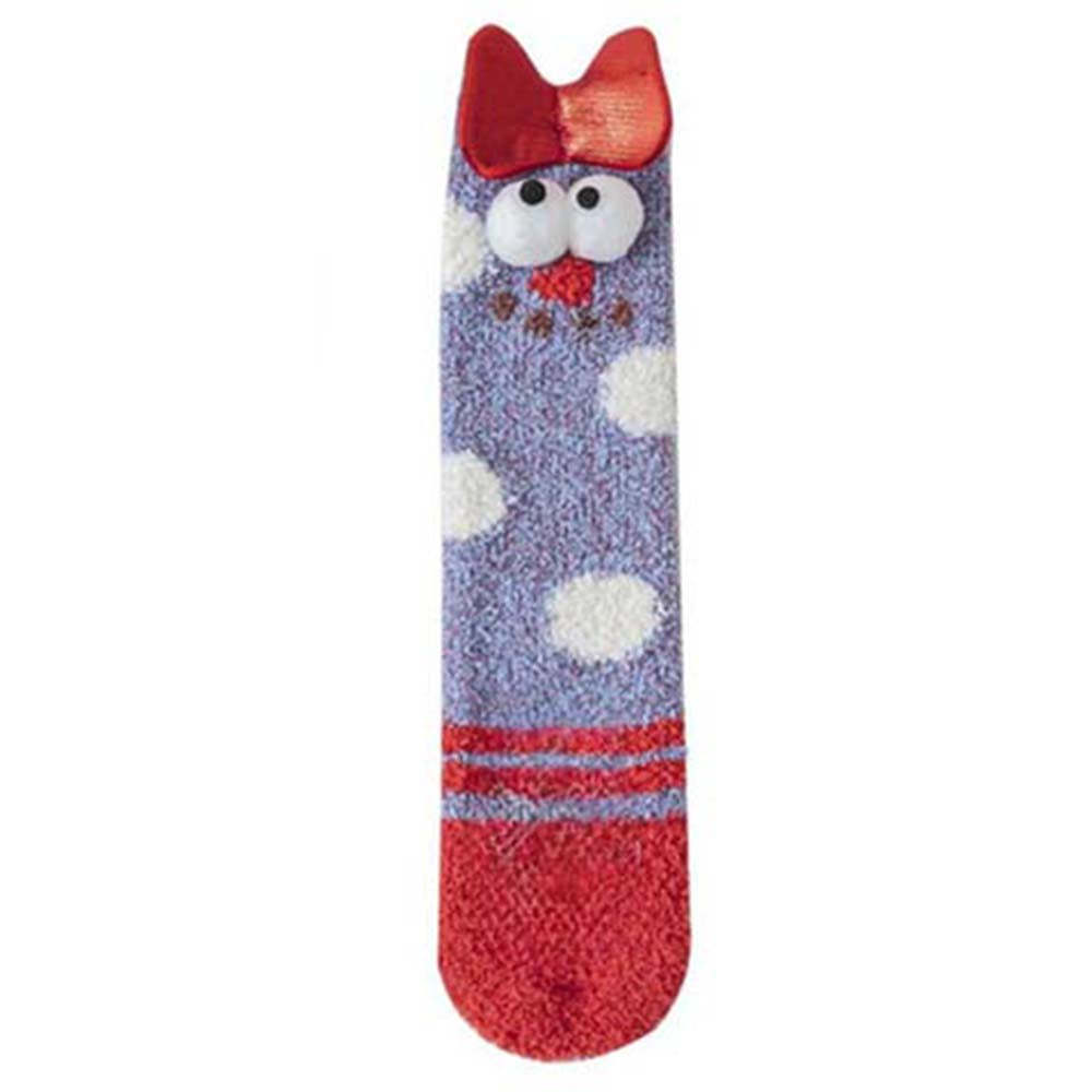 Christmas Socks Women's Plush Coral Fleece Winter Home Floor Socks Christmas Gifts - MyFaceSocksAu