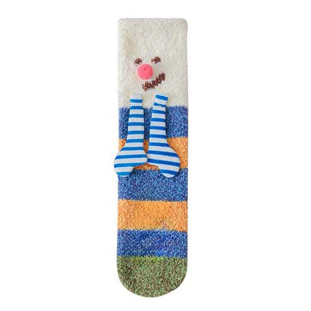 Christmas Socks Women's Plush Coral Fleece Winter Home Floor Socks Christmas Gifts - MyFaceSocksAu