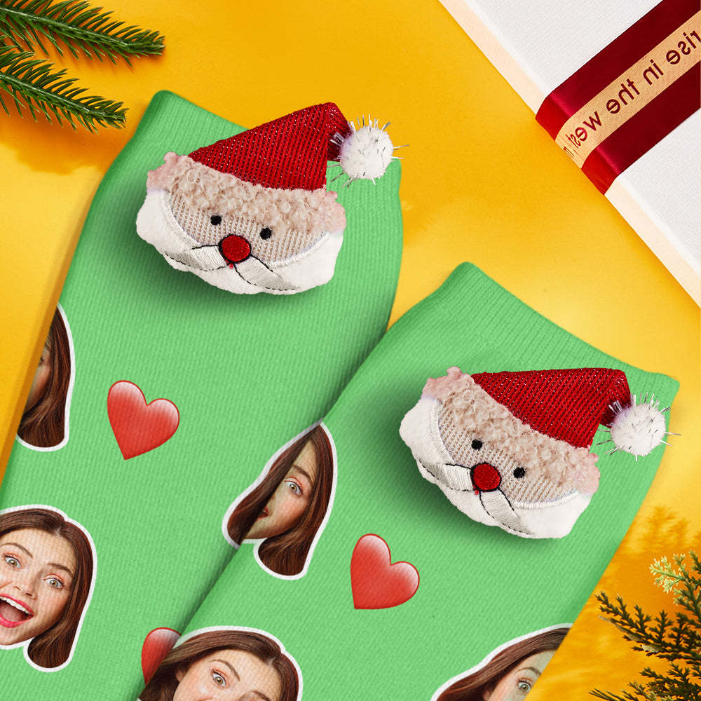 Christmas Socks Brooches Pins Scarf Charm Jewelry New Year Gifts Santa 2Pcs/set - MyFaceSocksAu