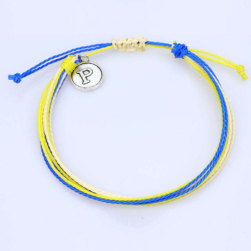 Stylish Braided Bracelet Adjustable Handmade Waterproof Beachy Bracelet - MyFaceSocksAu