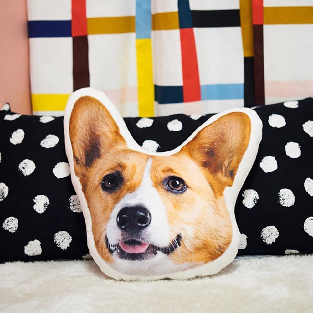 Custom Photo Pet Face Pillow 3D Portrait Pillow - MyFaceSocksAu
