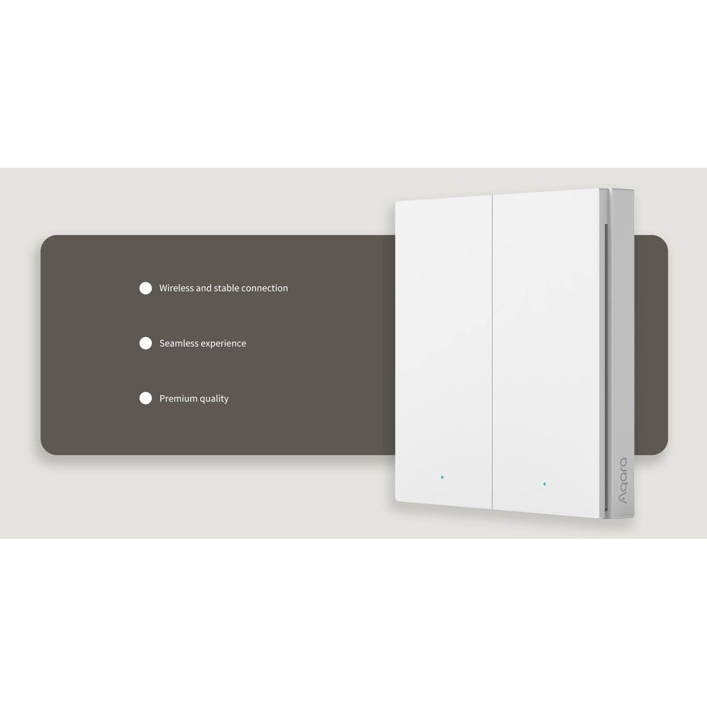 Aqara H1 2-Gang Wireless Switch