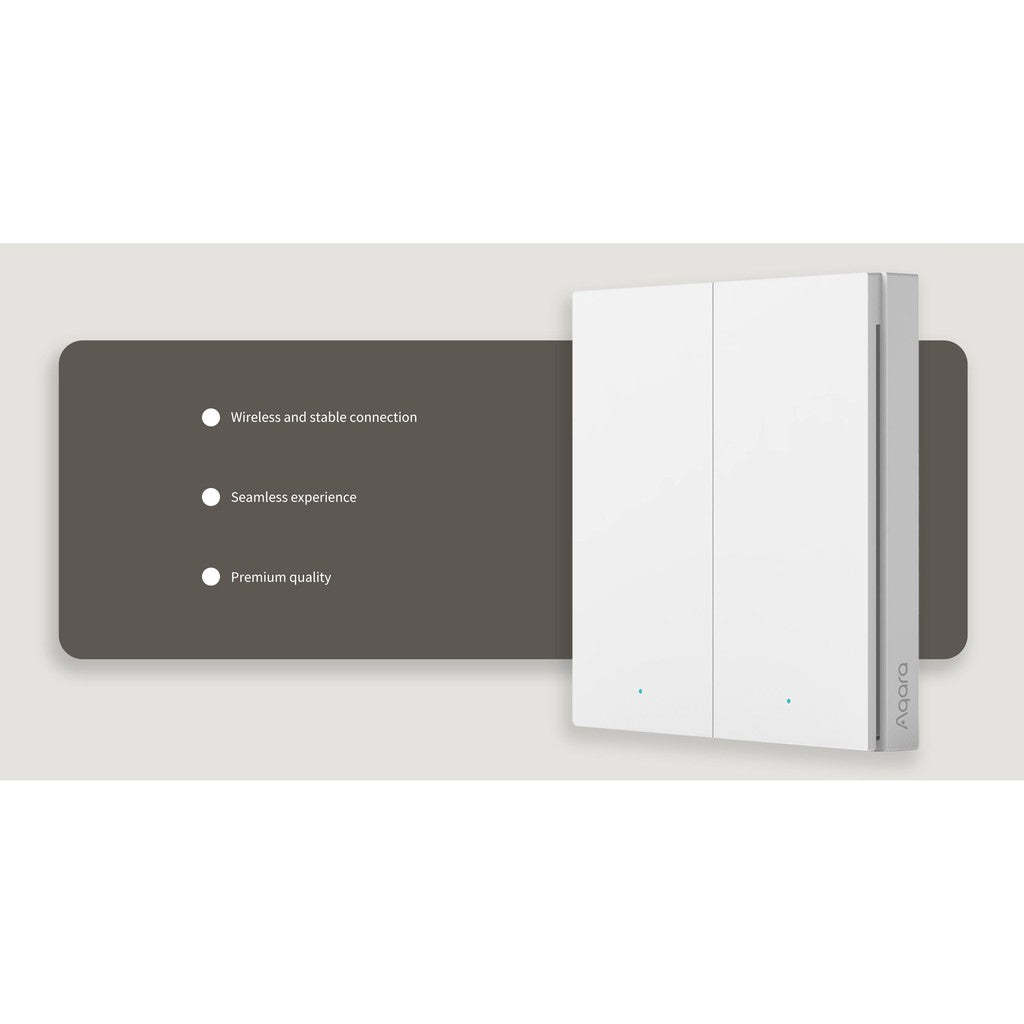 Aqara H1 2-Gang Wireless Switch