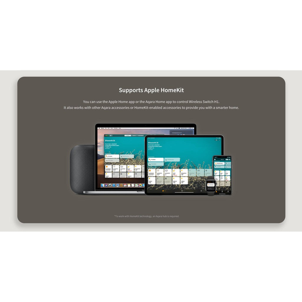 Aqara H1 2-Gang Wireless Switch