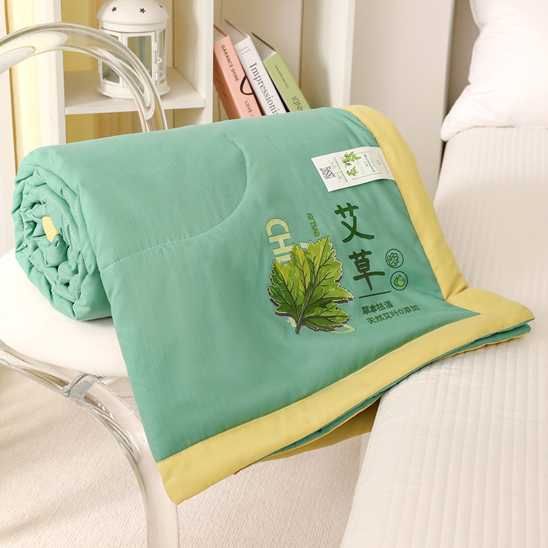 夏季天然艾草夏涼被
