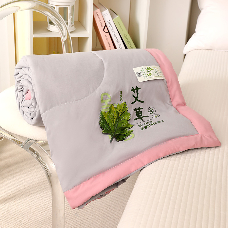 夏季天然艾草夏涼被