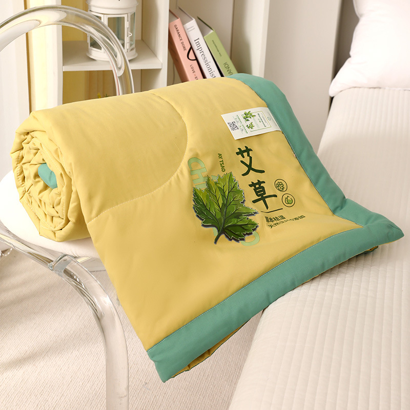 夏季天然艾草夏涼被