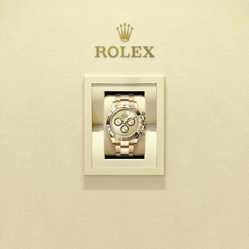 ROLEX  コスモグラフ デイトナ、ゴールデン カウンターリング、ブラック、オイスター、40 MM、イエローゴールド126508-最安値に挑戦中!!!