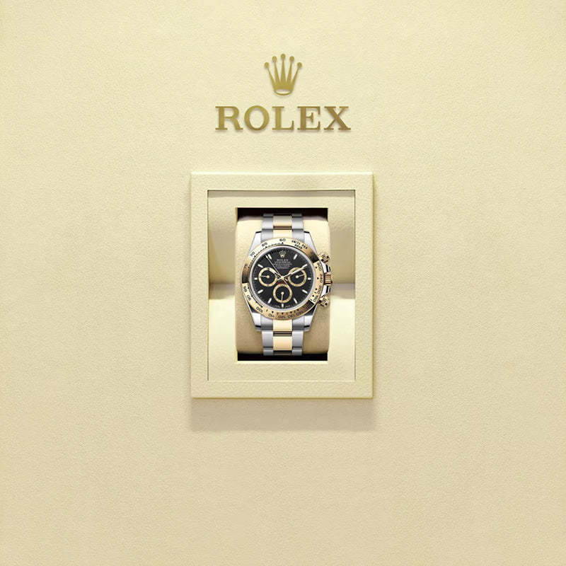 ROLEX  コスモグラフ デイトナ、ブラック、ゴールデンカウンターリング、オイスター、40 MM、オイスタースチール＆イエローゴールド126503-最安値に挑戦中!!!