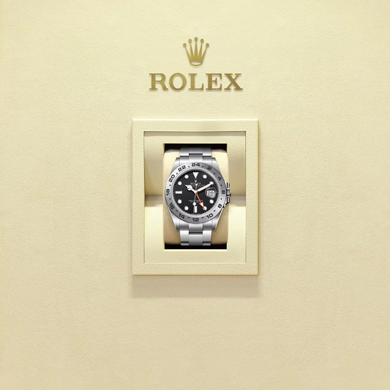 ROLEX   エクスプローラー Ⅱ、ブラック、オイスター、42 MM、オイスタースチール226570-最安値に挑戦中!!!