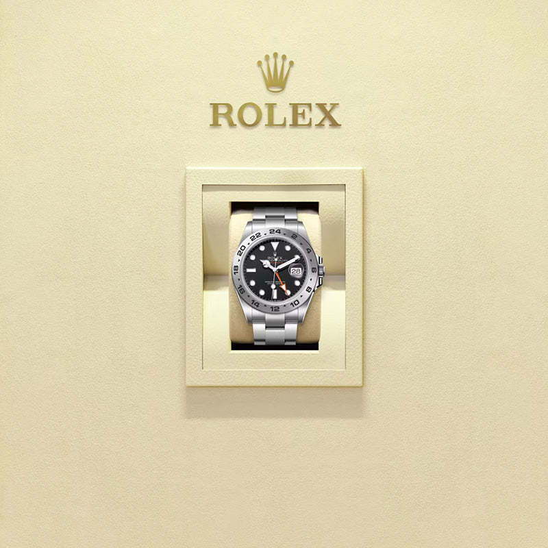 ROLEX   エクスプローラー Ⅱ、ブラック、オイスター、42 MM、オイスタースチール226570-最安値に挑戦中!!!