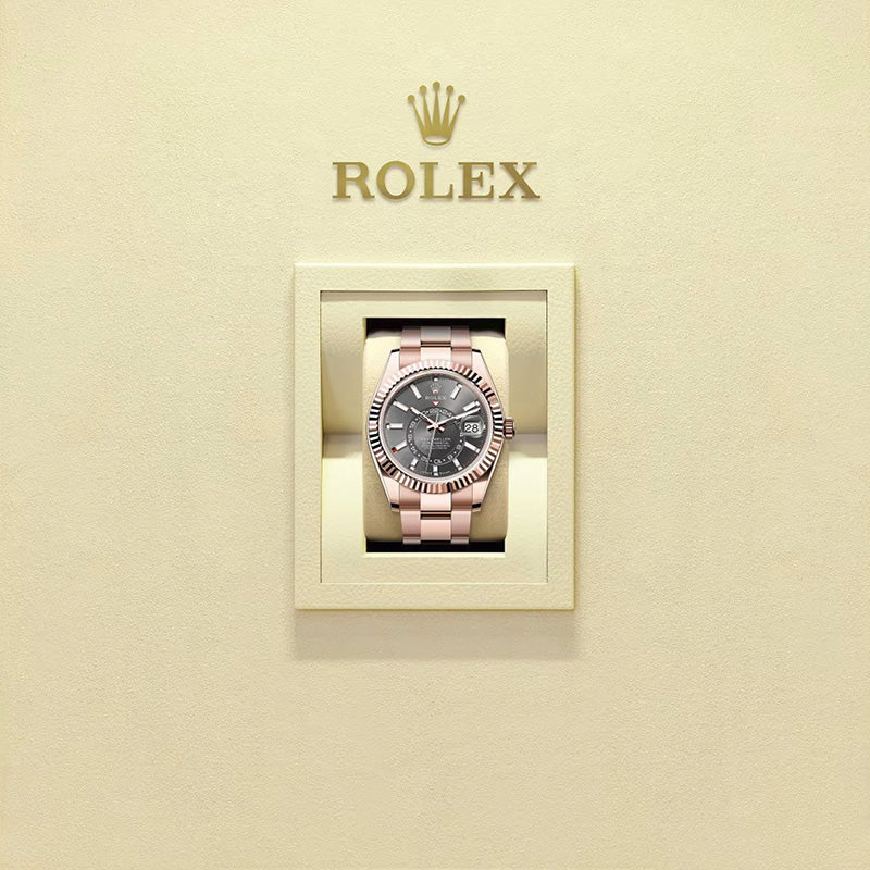 ROLEX スカイドゥエラー、スレート、オイスター、42 MM、エバーローズゴールド336935-最安値に挑戦中!!!