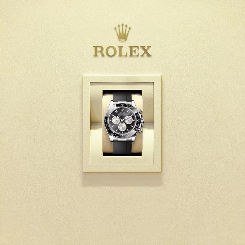 ROLEX  コスモグラフ デイトナ、ブライトブラック＆スチール、オイスター、40 MM、ホワイトゴールド126519LN-最安値に挑戦中!!!