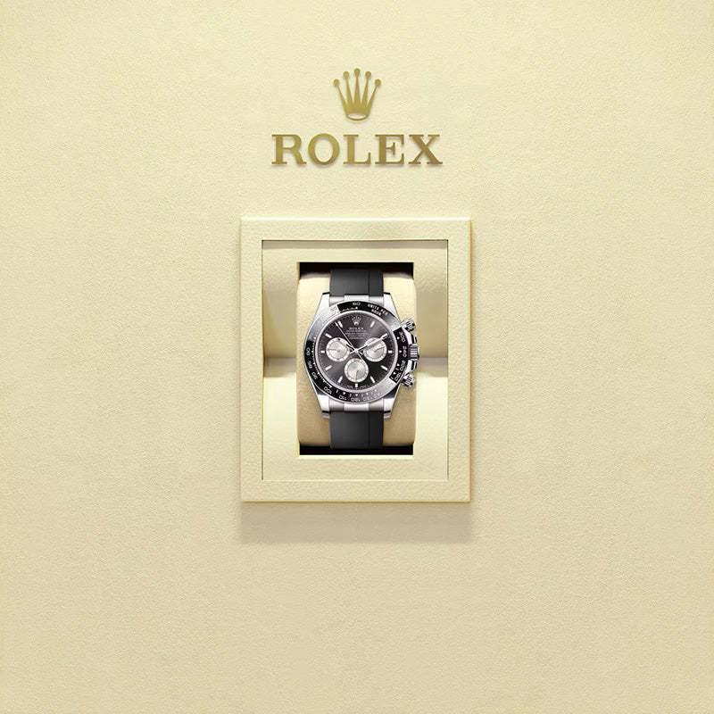 ROLEX  コスモグラフ デイトナ、ブライトブラック＆スチール、オイスター、40 MM、ホワイトゴールド126519LN-最安値に挑戦中!!!