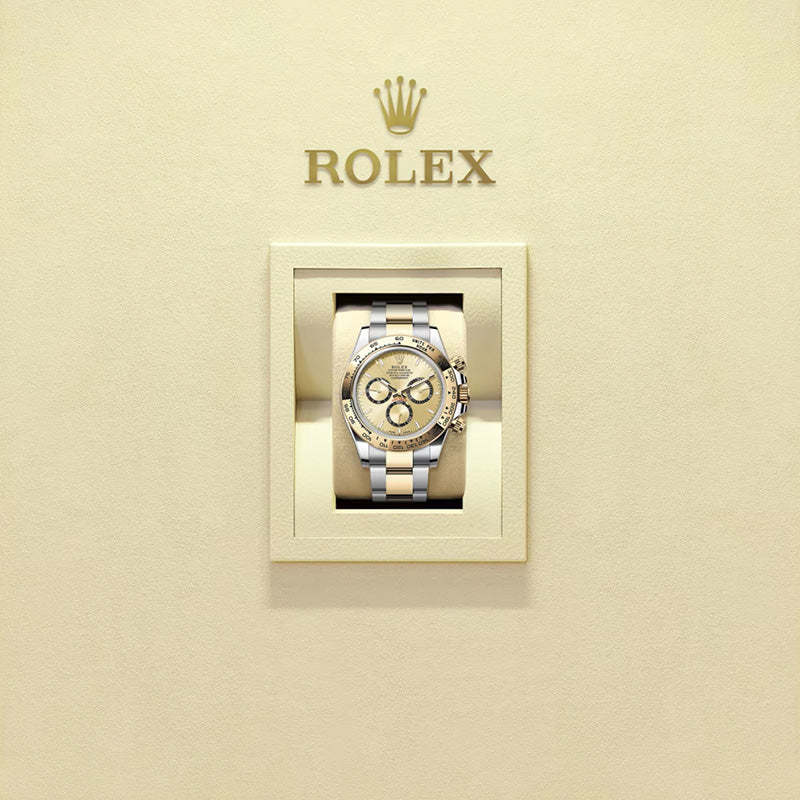 ROLEX  コスモグラフ デイトナ、ゴールデン カウンターリング、ブラック、オイスター、40 MM、オイスタースチール＆イエローゴールド126503-最安値に挑戦中!!!