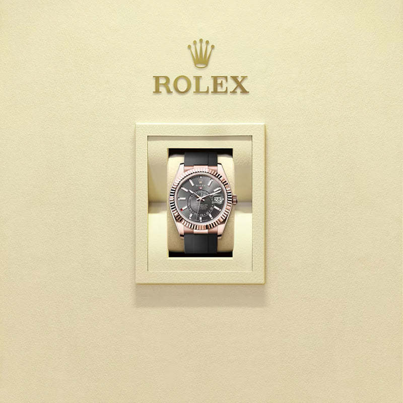 ROLEX  スカイドゥエラー、スレート、オイスター、42 MM、エバーローズゴールド336235-最安値に挑戦中!!!
