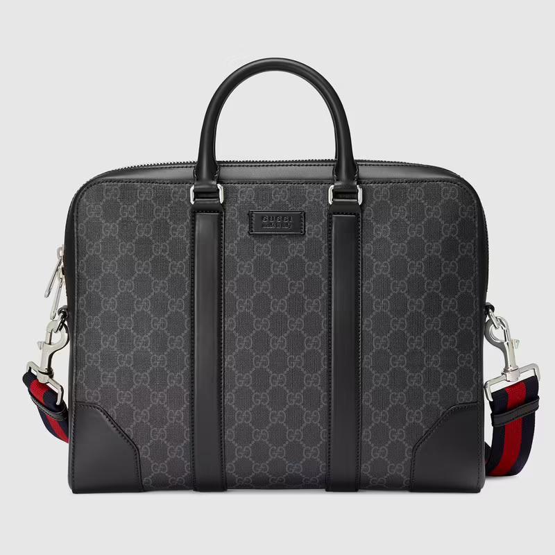  GUCCI  GGスプリーム キャンバス ブリーフケース Ref:‎‎474135 K5RLN 1095-最安値に挑戦中!!!