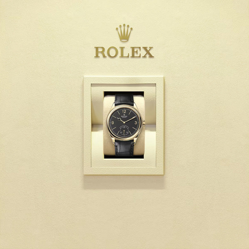 ROLEX   ブラック、39 MM、18 ct イエローゴールド、ポリッシュ仕上げ 52508-最安値に挑戦中!!!