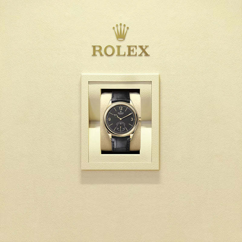 ROLEX   ブラック、39 MM、18 ct イエローゴールド、ポリッシュ仕上げ 52508-最安値に挑戦中!!!