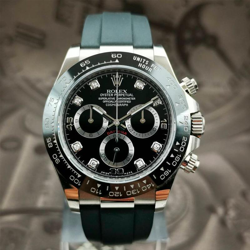 ROLEX コスモグラフ デイトナ 自動巻き ブラック 文字盤 ホワイトゴールド m116519ln-0025-最安値に挑戦中!!!