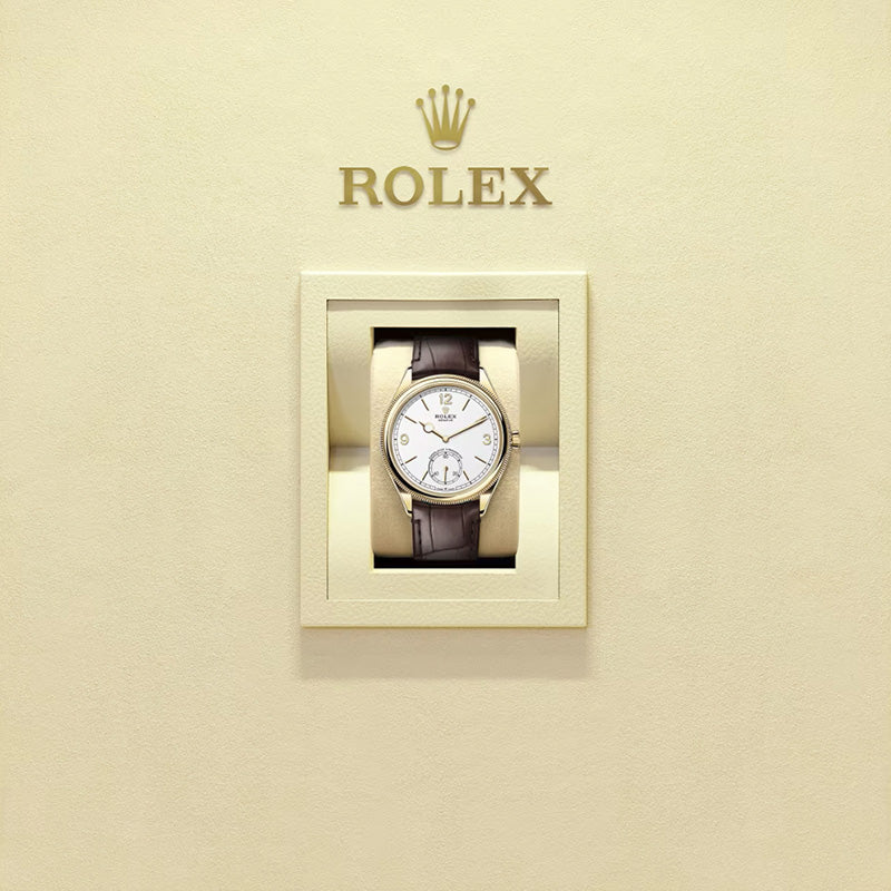 ROLEX   ホワイト、39 MM、18 ct イエローゴールド、ポリッシュ仕上げ52508-最安値に挑戦中!!!