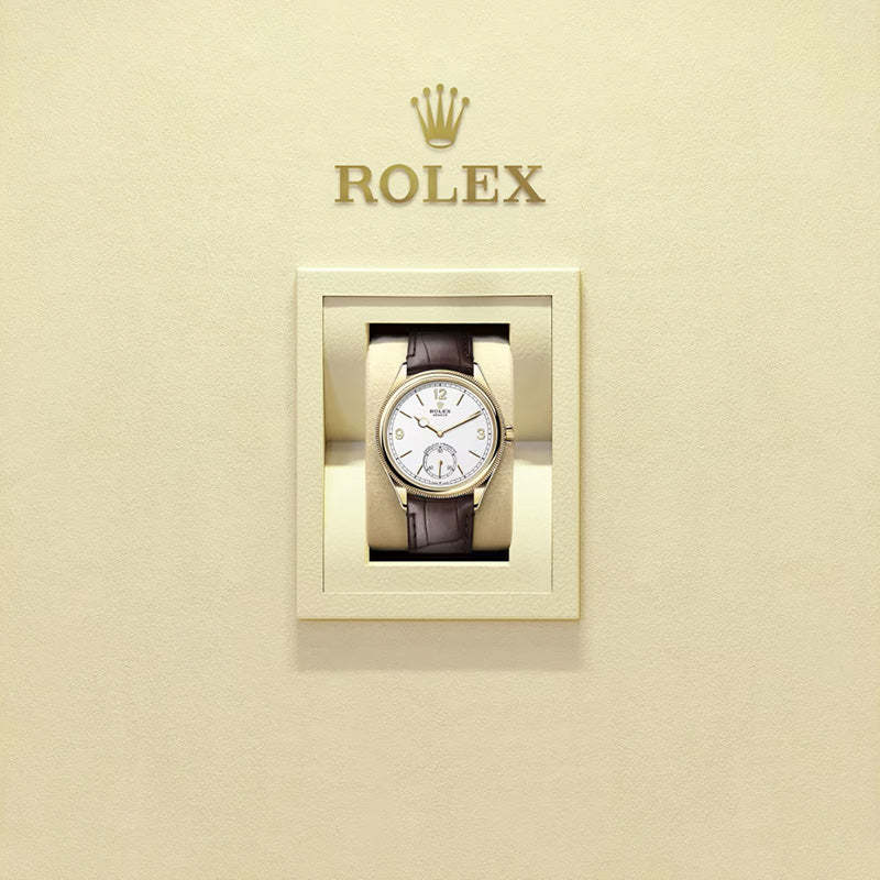 ROLEX   ホワイト、39 MM、18 ct イエローゴールド、ポリッシュ仕上げ52508-最安値に挑戦中!!!