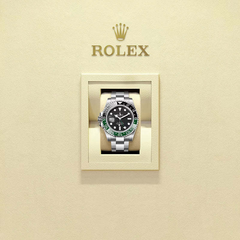 ROLEX  GMTマスター Ⅱ、ブラック、オイスター、40 MM、オイスタースチール126720VTNR-最安値に挑戦中!!!
