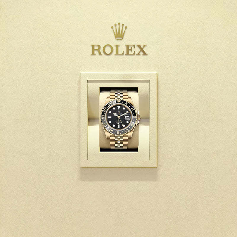 ROLEX  GMTマスター Ⅱ、オイスター、40 MM、イエローゴールド、リファレンス 126718GRNR-最安値に挑戦中!!!