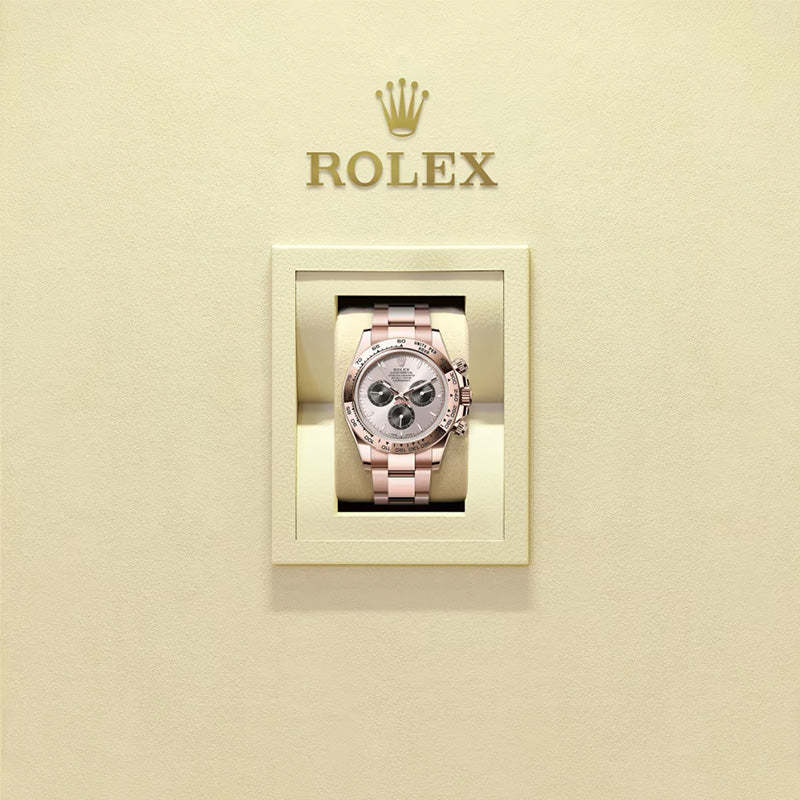 ROLEX  コスモグラフ デイトナ、サンダスト＆ブライトブラック、オイスター、40 MM、エバーローズゴールド126505-最安値に挑戦中!!!