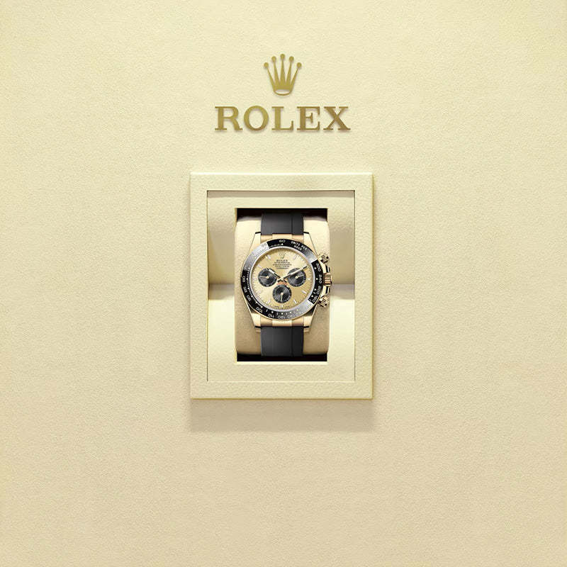 ROLEX  コスモグラフ デイトナ、ゴールデン＆ブライトブラック、オイスター、40 MM、イエローゴールド126518LN-最安値に挑戦中!!!