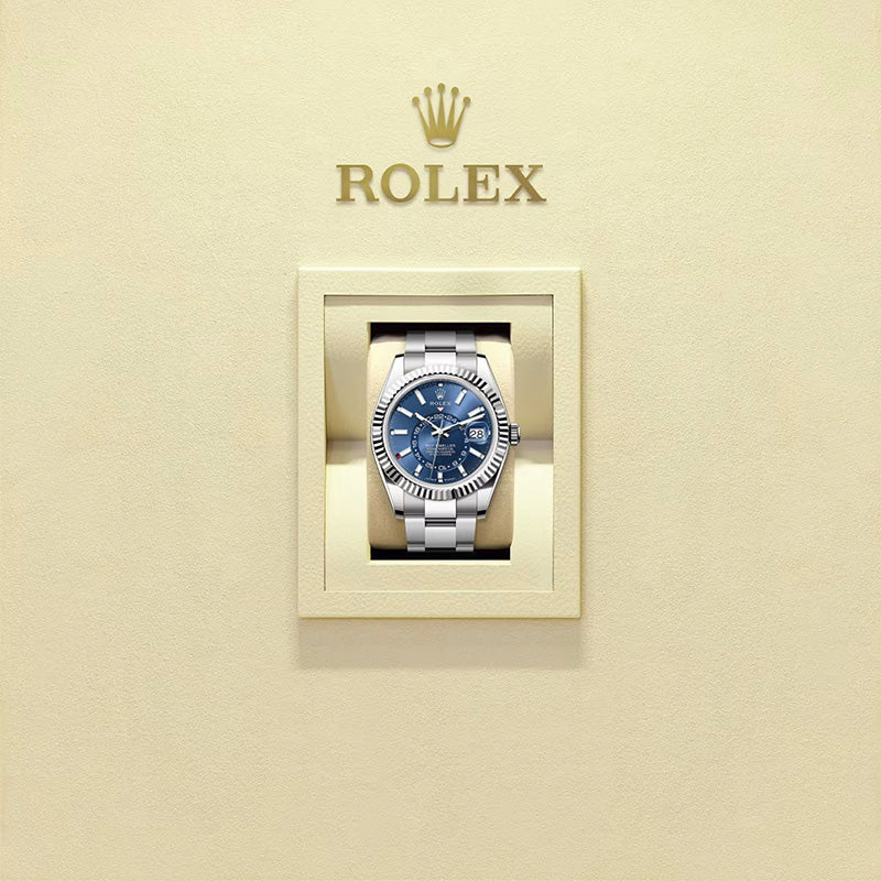 ROLEX スカイドゥエラー、ブライトブルー、オイスター、42 MM、オイスタースチール＆ホワイトゴールド336934-最安値に挑戦中!!!