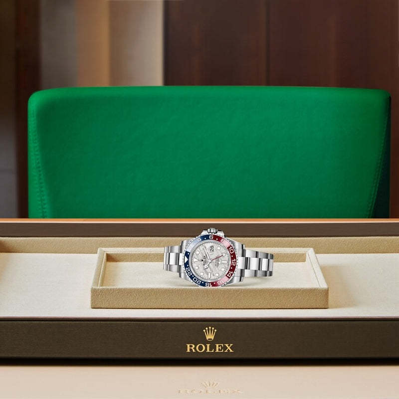 ROLEX GMTマスターⅡ 自動巻き ブラック 文字盤 ホワイトゴールド m126719BLRO-0002-最安値に挑戦中!!!