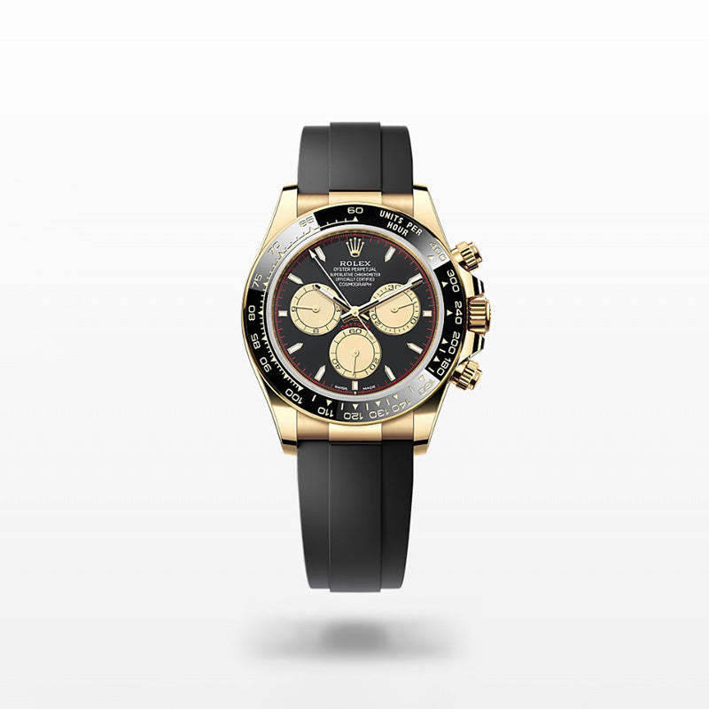 ROLEX  コスモグラフ デイトナ、ブラック/シャンパンカラー、オイスター、40 MM、イエローゴールド126518LN-最安値に挑戦中!!!