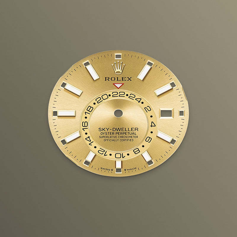 ROLEX スカイドゥエラー 、シャンパンカラー、オイスター、42 MM、オイスタースチール＆イエローゴールド336933-最安値に挑戦中!!!