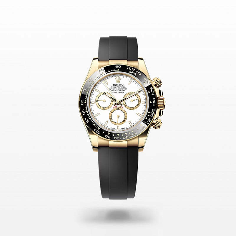 ROLEX  コスモグラフ デイトナ、ホワイト、ゴールデン カウンターリング、オイスター、40 MM、イエローゴールド 126518LN-最安値に挑戦中!!!