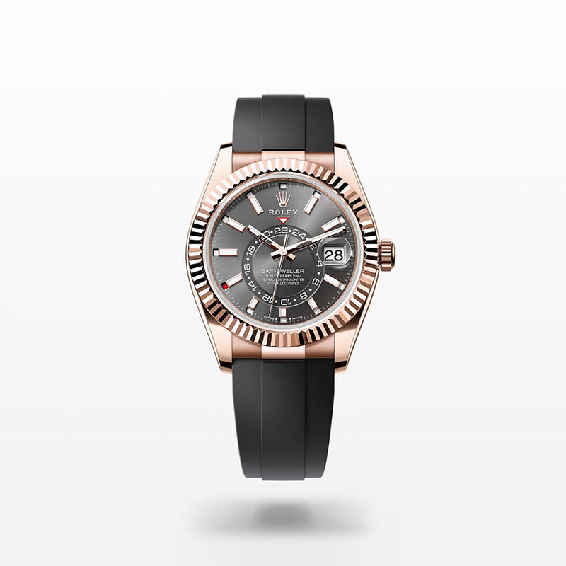 ROLEX  スカイドゥエラー、スレート、オイスター、42 MM、エバーローズゴールド336235-最安値に挑戦中!!!