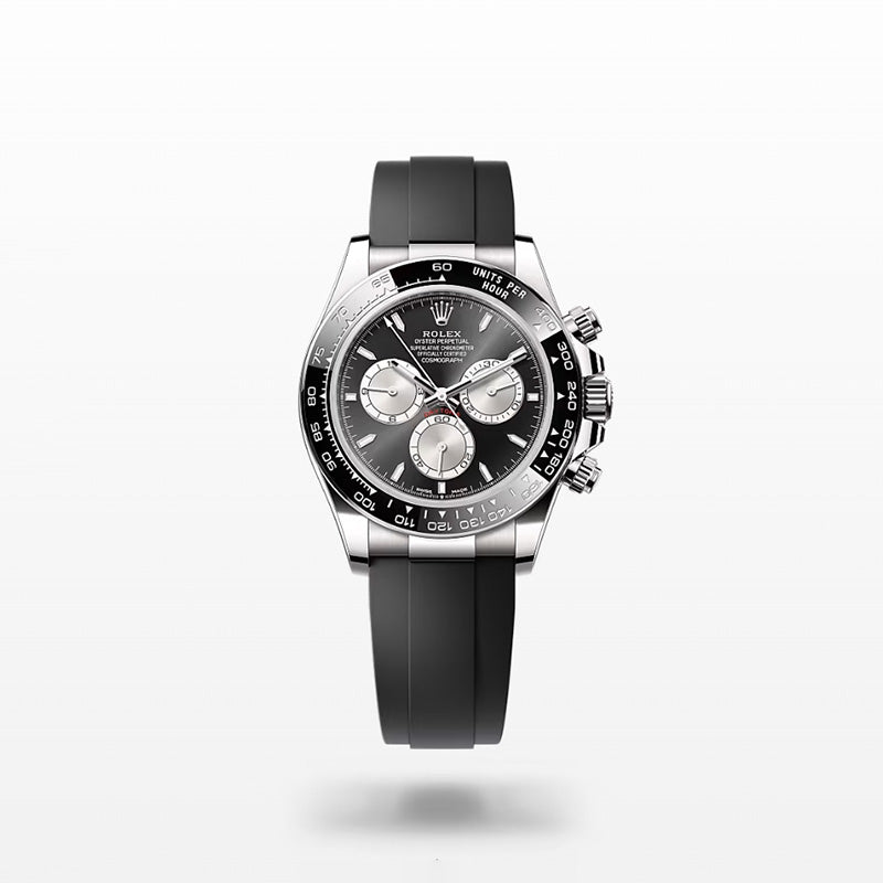 ROLEX  コスモグラフ デイトナ、ブライトブラック＆スチール、オイスター、40 MM、ホワイトゴールド126519LN-最安値に挑戦中!!!