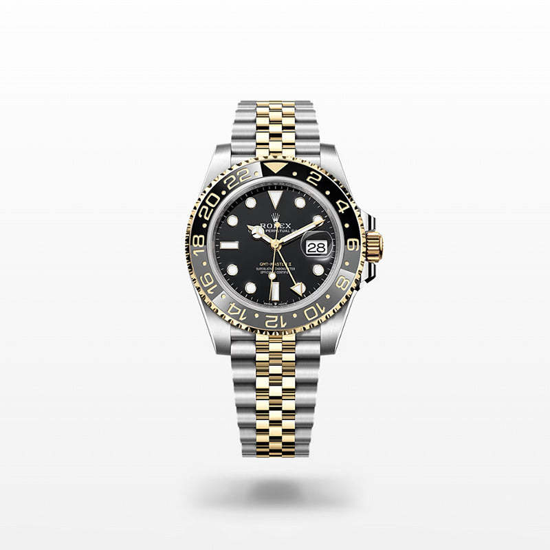 ROLEX  GMTマスター Ⅱ、オイスター、40 MM、オイスタースチール＆イエローゴールド、リファレンス 126713GRNR-最安値に挑戦中!!!