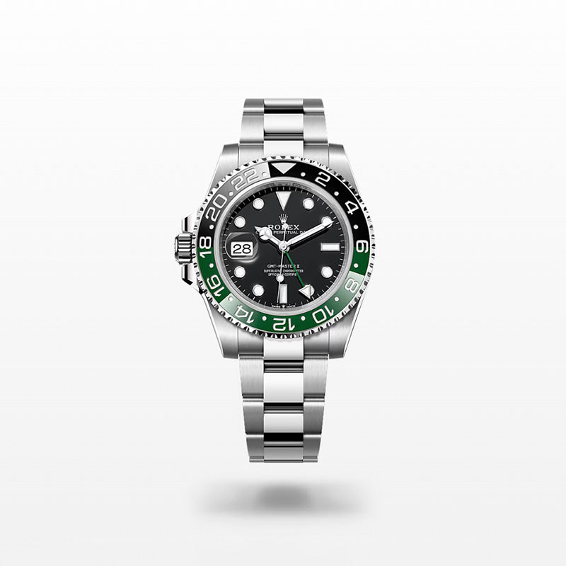 ROLEX  GMTマスター Ⅱ、ブラック、オイスター、40 MM、オイスタースチール126720VTNR-最安値に挑戦中!!!
