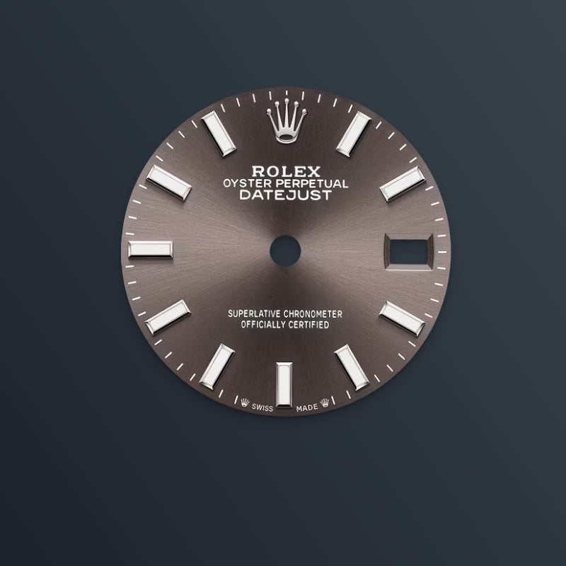 ROLEX   レディ デイトジャスト、ダークグレー、オイスター、28 MM、オイスタースチール＆ホワイトゴールド、ダイヤモンド279384RBR-最安値に挑戦中!!!