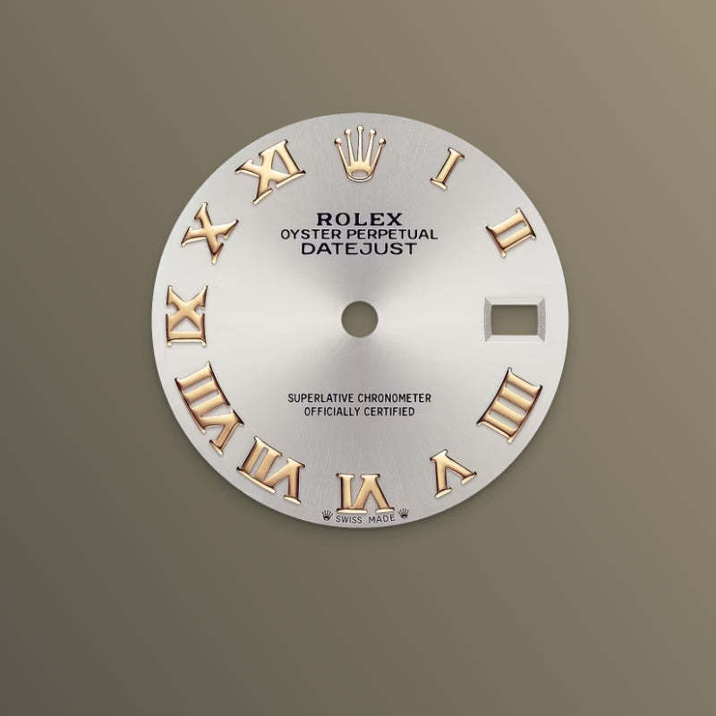 ROLEX   レディ デイトジャスト、シルバー、オイスター、28 MM、イエローゴールド279178-最安値に挑戦中!!!