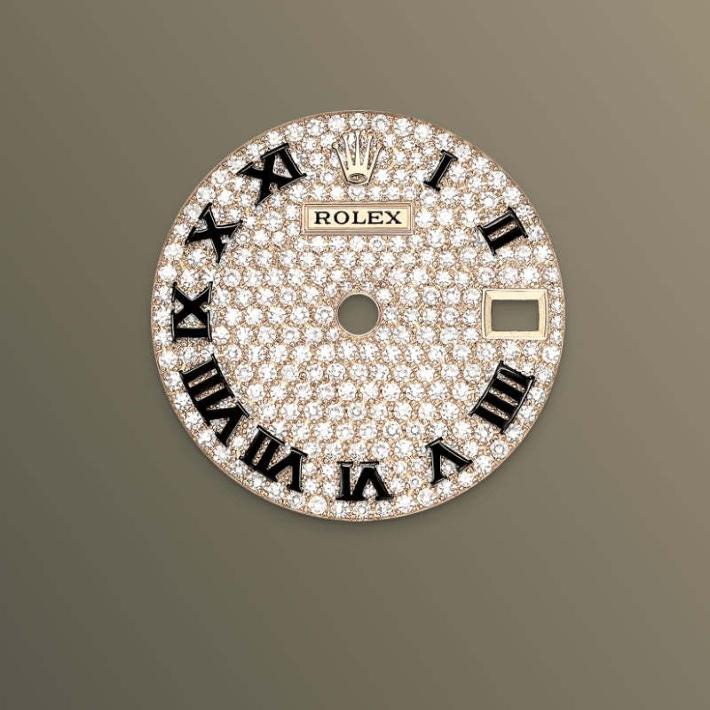 ROLEX   レディ デイトジャスト、パヴェダイヤモンド入り、オイスター、28 MM、イエローゴールド279178-最安値に挑戦中!!!