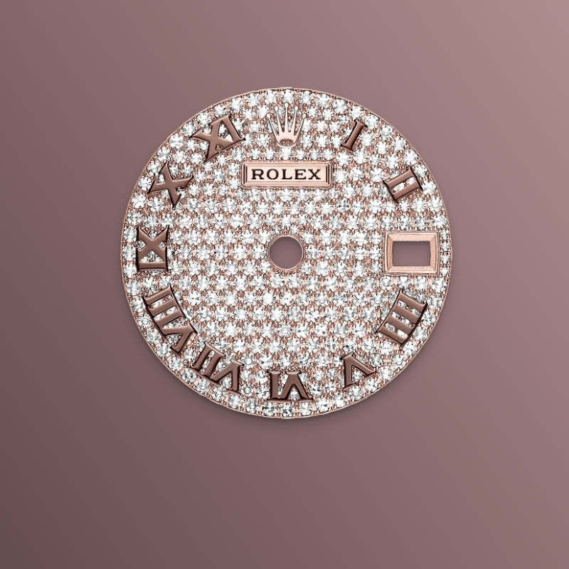 ROLEX   レディ デイトジャスト、パヴェダイヤモンド入り、オイスター、28 MM、エバーローズゴールド279175-最安値に挑戦中!!!