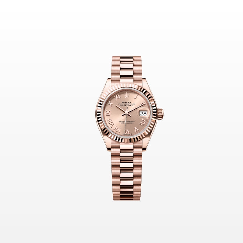 ROLEX   レディ デイトジャスト、ロゼカラー、オイスター、28 MM、エバーローズゴールド279175-最安値に挑戦中!!!