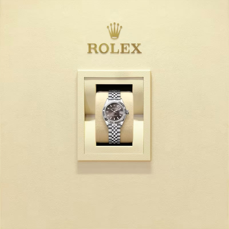 ROLEX   レディ デイトジャスト、ダークグレー、オイスター、28 MM、オイスタースチール＆ホワイトゴールド279174-最安値に挑戦中!!!