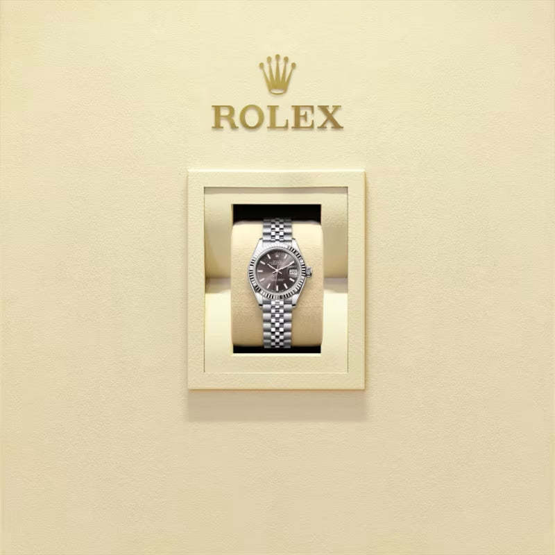 ROLEX   レディ デイトジャスト、ダークグレー、オイスター、28 MM、オイスタースチール＆ホワイトゴールド279174-最安値に挑戦中!!!