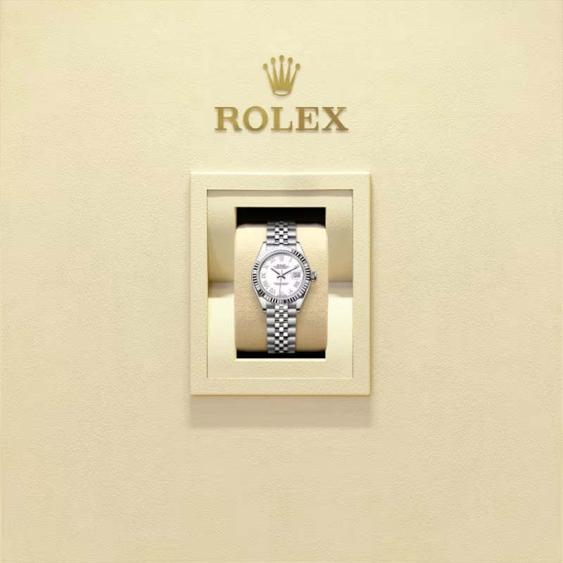 ROLEX   レディ デイトジャスト、ホワイト、オイスター、28 MM、オイスタースチール＆ホワイトゴールド279174-最安値に挑戦中!!!