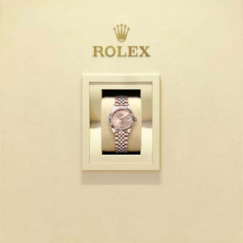 ROLEX   レディ デイトジャスト、ロゼカラー、オイスター、28 MM、エバーローズゴールド279175-最安値に挑戦中!!!