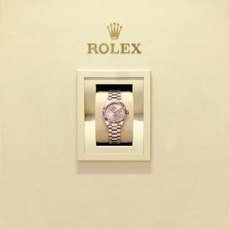 ROLEX   レディ デイトジャスト、ロゼカラー、オイスター、28 MM、エバーローズゴールド279175-最安値に挑戦中!!!